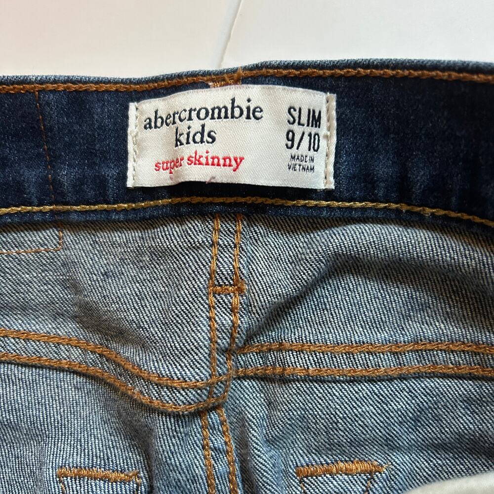 Abercrombie Kids Super Skinny Slim Jeans - Boys Size 9/10 - Picture 4 of 5